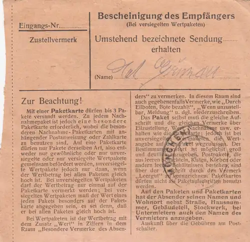 Carte de paquet: Weihermühle Ascholding après les cheveux, établissement de soins