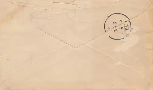 Uruguay 1901: post card Montevideo via Genua to Leipzig
