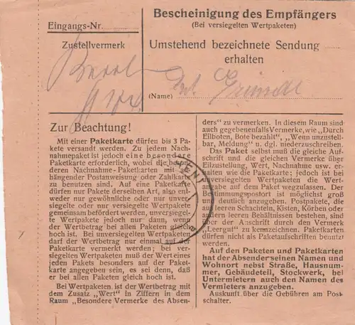 Carte de paquet: Forêt sur Mühldorf après Haar