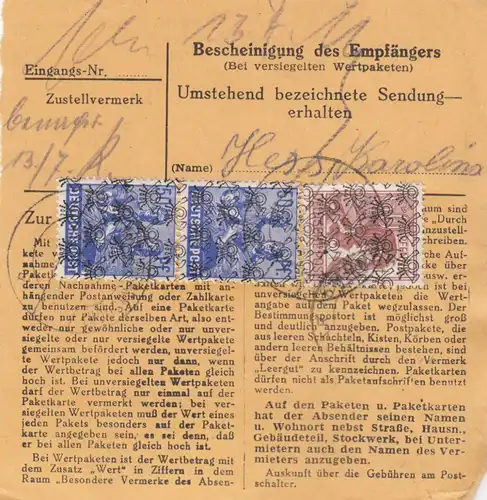 BiZone Carte de paquet: Mönchherrnsdorf par Putzbrunn, Carte