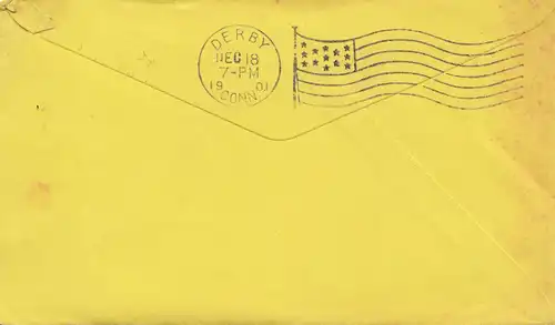 USA 1901: New York Osborn MFC, New York to Derby, including bill