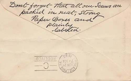 USA 1893: New Haven to Philadelphia - Screw