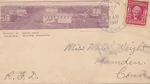 USA 1907: Aurora to Hamden, Conn