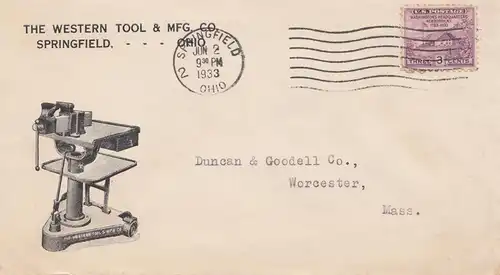 États-Unis d'Amérique 1933: Springfield to Worcester, Tools
