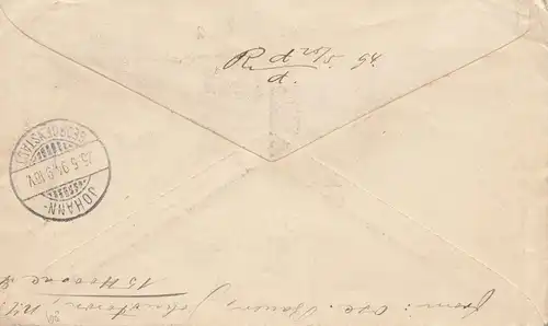 États-Unis d'Amérique 1944: Johnstown to Johanngeorgenstadt via S.S. Spree