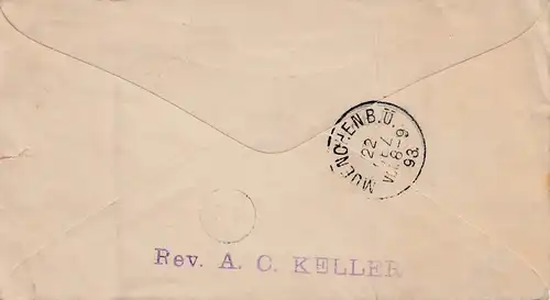 USA 1893: Hancook Michigan to Munich