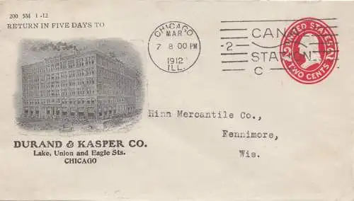 USA 1912: Chicago to to Fennimore, Wis