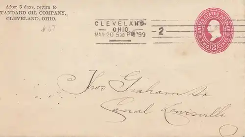 USA 1899: Cleveland, Ohio to Canal Lewisville