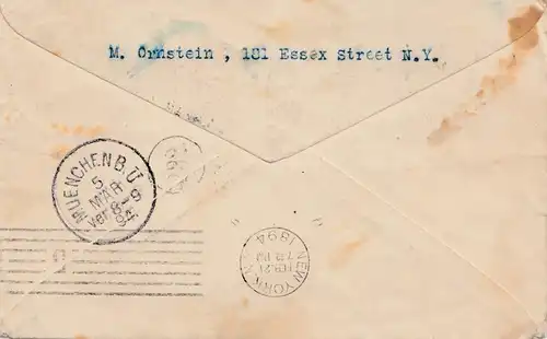 USA 1894: New York to Munich.