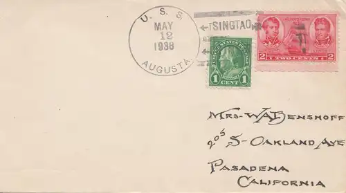 USA 1938: U.S.S. Augusta to Pasadena, Calif.