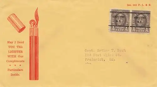 États - Unis Jamestwon Ligther to Frederick, Md.