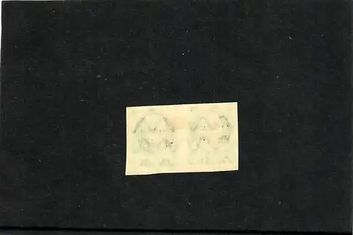Bavière: MiNr. 157 B, DD, double pression, couple horizontal, *, Falz
