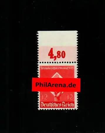 DR: MiNr. 572y, postfrisch, **, Oberrand