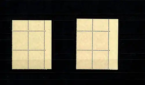 DR: Min. 554-555, post-free, **, bloc quatre d'angle