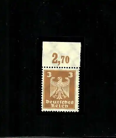 DR: MiNr. 355ya, postfrisch, **, Oberrand