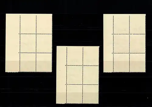 Franz. Zone Baden: Min. 47-49, post-freisch, ** dans le quartier d'angle