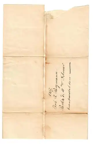 Prusse: gare de Szczecin Min. 2 sur lettre, Berlin