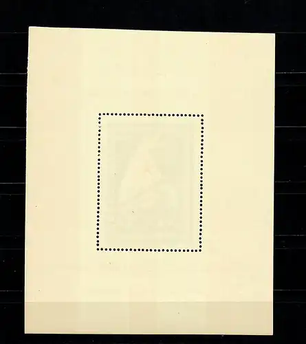 Dt. Besetzung Frankreich MiNr. Block I, **, postfrisch, Plattenfehler I