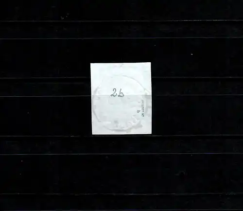 DR: Min° 2b, cacheté sur le porte-lettre, signature BPP