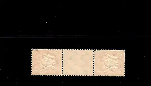 Bayern Minr. 62xZSI, senkr . Paire intermédiaire de type 1 **, post-fraîchissement, BPP Attest