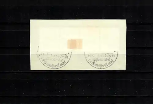 DR: MiNr. K13, gestempelt Koblenz frei, Briefstück