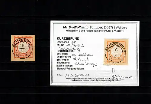 DR: Min. 14, cacheté Ronneburg, BPP résultat