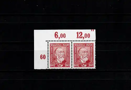 DR MiNr. 362Y: postfrisch, **, Eckrand Paar