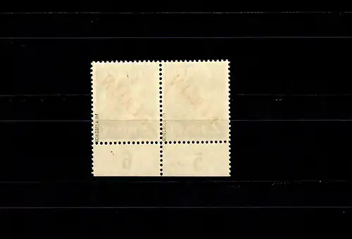 Berlin MiNr. 1 HAN auf Unterrandpaar, postfrisch, **, BPP Signatur