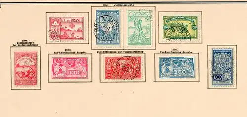 Brazil 1843-1906: nearly complete incl. plus Service, postage + newspaper stamps
