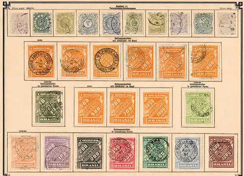 Brazil 1843-1906: nearly complete incl. plus Service, postage + newspaper stamps