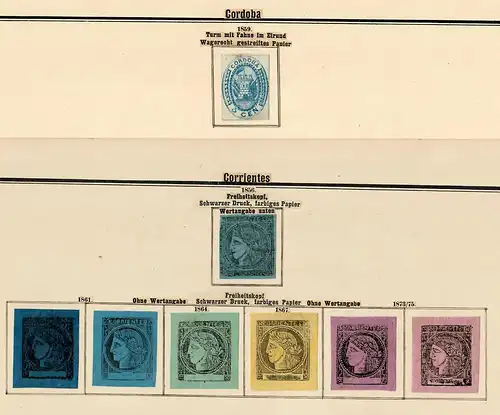 Argentina 1858-1909: nearly complete colletion, specialized overprints, more */o