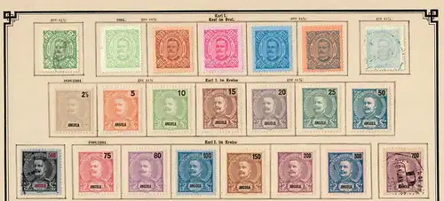 Angola 1870-1911 complete collection incl. Porto-stamps */o