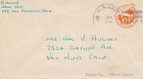 USA Navy San Francisco to Van Nuys - Moen/SL Truk Grout