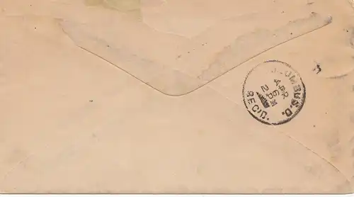 USA 1885: The Red Cross, Rochester to Columbus