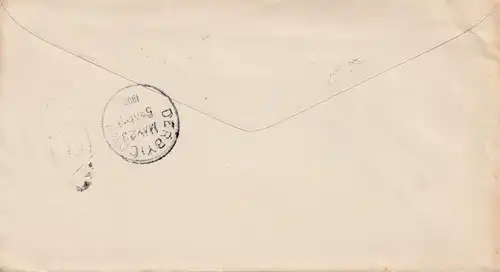 USA 1902: Mountain Grape, New Canaan, Conn to Derby, Purple Plum incl. bills