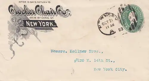 USA 1893: Crocker Char New York to NYC