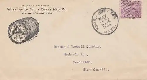 USA 1933: North Grafton, Mass to Worcester, Mills