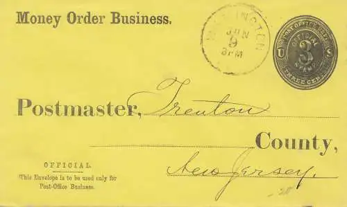 États-Unis Wilminoton, Money Order