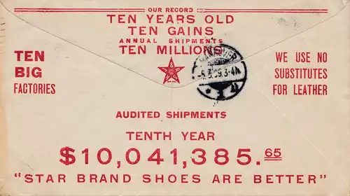 USA: 1909: St. Louis, Mo to Hannover/Germany, audited Shipments