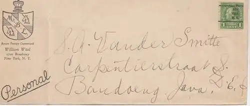 USA: 1930 New York to Bandoeng, Java