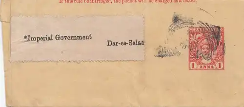 Zanzibar wrapper to Imperial Government Dar-es-Salaam