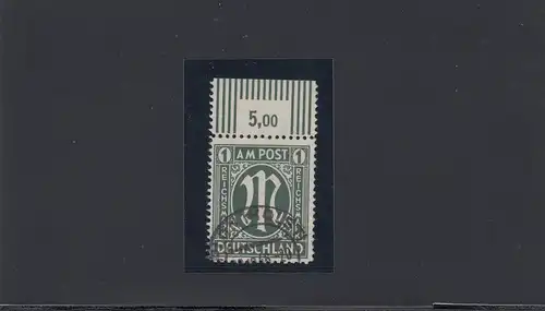 BiZone MiNr. 35, cacheté par le bord supérieur avec BPP Attest