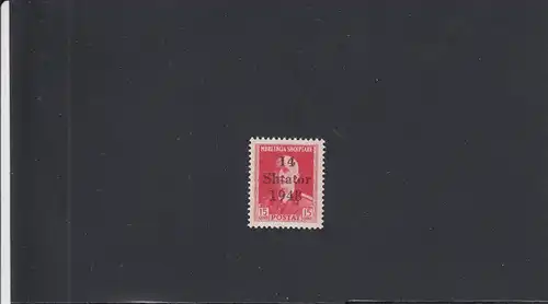 Albanien: MiNr. 6 I, postfrisch, **, Setzfehler 1948 statt 1943