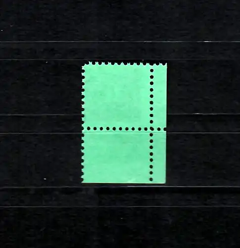 SBZ: Min. 8y, Bogen B, Eckrand, Postfreich, **, BPP Attest