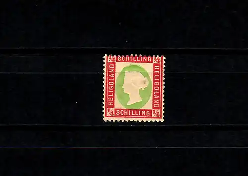 Helgoland MiNr. 8a, non utilisé, signature BPP