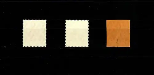 DR: MiNr. 4A, 5A und 5P, postfrisch, **