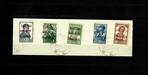 Lituanie, Rokiskis Min° 2-6b, cacheté