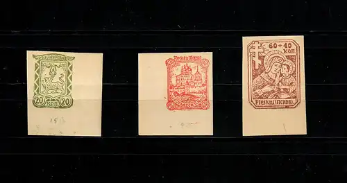 Dt. Besetzung Russland: Pleskau MiNr. 14-16B, postfrisch, **, 1x  BPP  Signatur