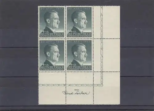 GG Generalgouvernement MiNr. 103,  postfrisch, **, VE3, Leerfeld