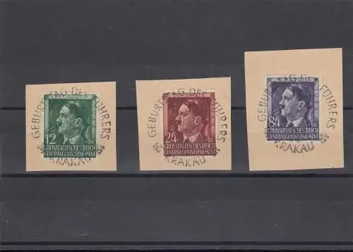 GG Gouvernement général Min. 117/119 , cacheté